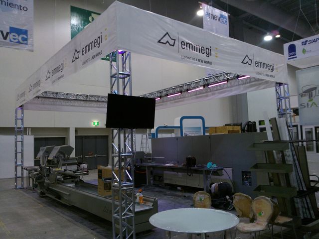 Stand Emmegi, Expo CIHAC 2013, Centro Banamex